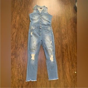 Bebe Jean jumpsuit  size 32